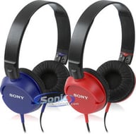 MDR-ZX100 Blue + MDR-ZX100 Red (2-Pack) small