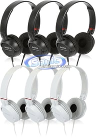 MDR-ZX100 Black & White (6-Pack) big