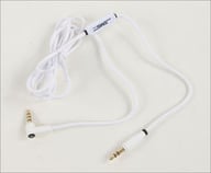 3.5mm Audio Cord with Mic (White) small