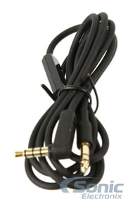 3.5mm Audio Cord with Mic (Black) big