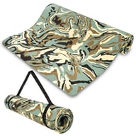 Green-Brown Camo Yoga Mat small
