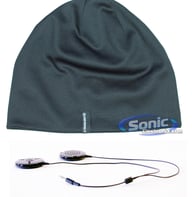 SPORT Sound Disc Beanie (Black) big