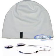SPORT Sound Disc Beanie (White) big