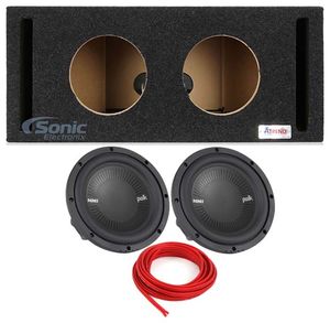 (2) Polk Audio MM 842 SVC (MM842SVC) + Dual Vented Box & Speaker Wire!