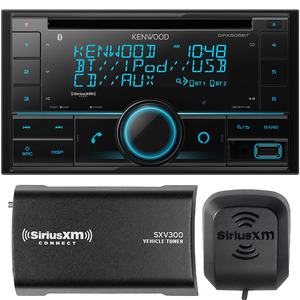 Kenwood DPX505BT Package with SiriusXM Tuner