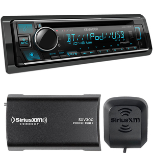 Kenwood eXcelon KDC-X305 Package with SiriusXM Tuner