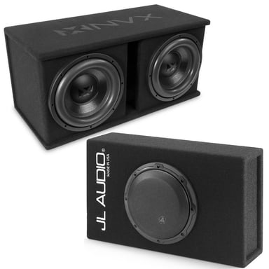 Thumbnail icon for Discontinued Alphasonik Car Subwoofers with a Box (Loaded Sub Boxes)