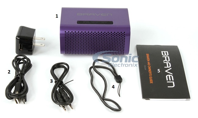 Braven B440PBP What's in the Box?