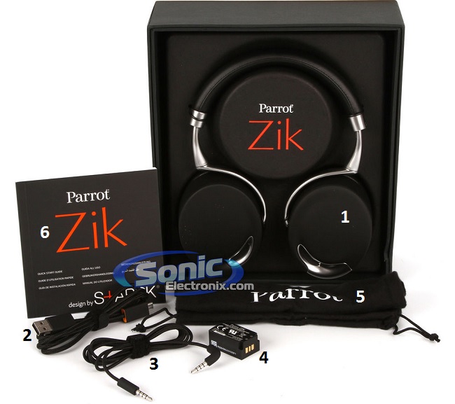 Parrot ZIK 1 Classic What's in the Box