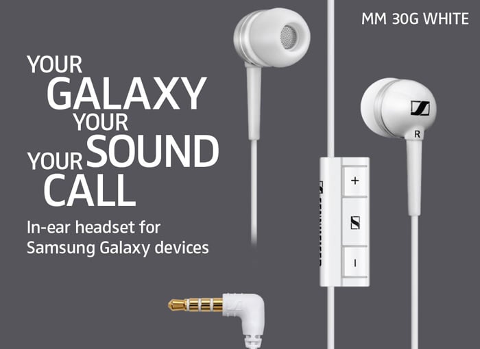 Sennheiser MM 30g Black (MM30g) Earbuds
