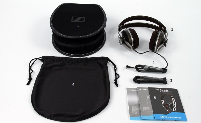 Sennheiser Momentum On-Ear Headphones What's in the Box?