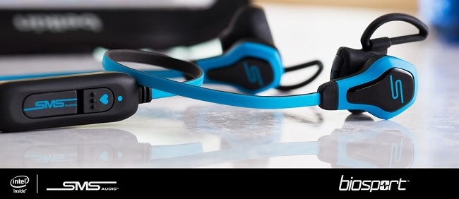 SMS Audio Biometric Monitoring Earbuds