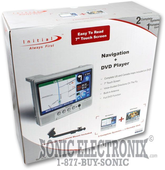 Initial GD-70X Portable GPS Navigation System Image 11