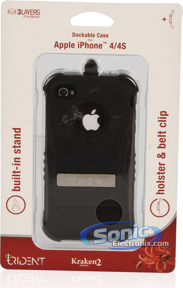Trident Kraken2 iPhone 4/4S Case (Black) Image 6