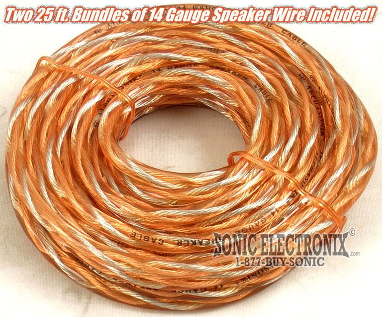Alphasonik PAK3 4 Gauge, 4-Channel Amp Kit Image 5