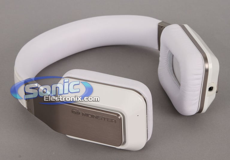 Monster Inspiration Active Noise Cancelling Over Ear Headphones - White Image 2