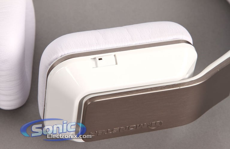 Monster Inspiration Active Noise Cancelling Over Ear Headphones - White Image 8