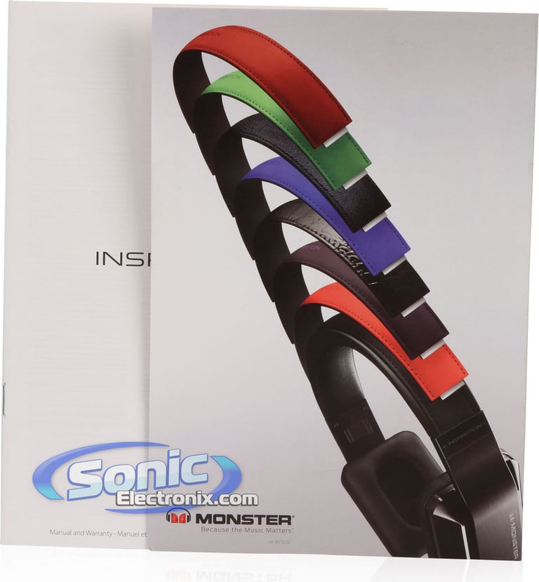 Monster Inspiration Active Noise Cancelling Over Ear Headphones - White Image 19