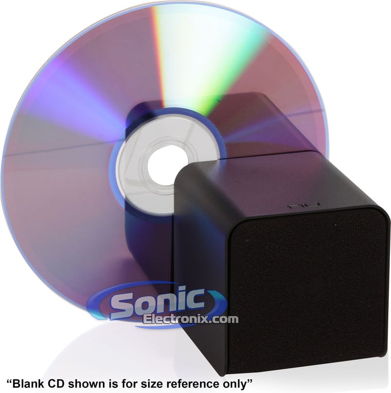 NuForce Cube Speaker - Black Image 2