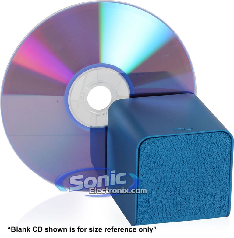 NuForce Cube Speaker - Blue Image 2