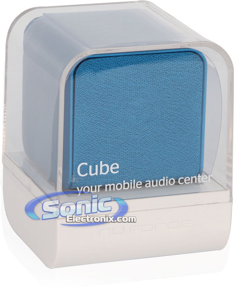 NuForce Cube Speaker - Blue Image 7