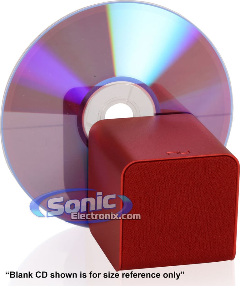 NuForce Cube Speaker - Red Image 2