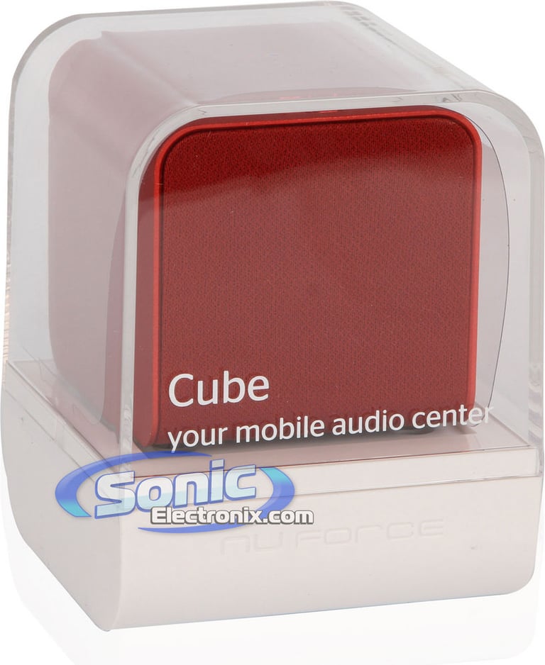 NuForce Cube Speaker - Red Image 7
