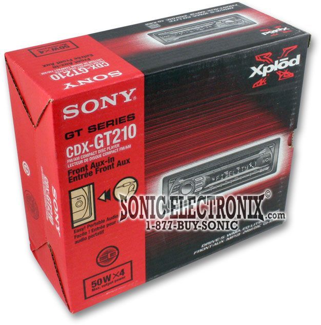Sony CDX-GT210 Image 4