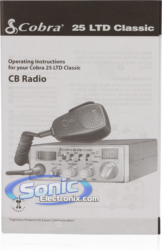 Cobra 25LTD Open Box Complete (Good, Used) Image 6