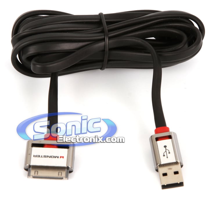 Monster iCable iPad/iPhone/iPod Dock & Charge USB Cable (3M, 9.9 Feet) Image 1
