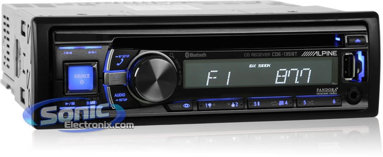 Alpine CDE-135BT Open Box Image 2