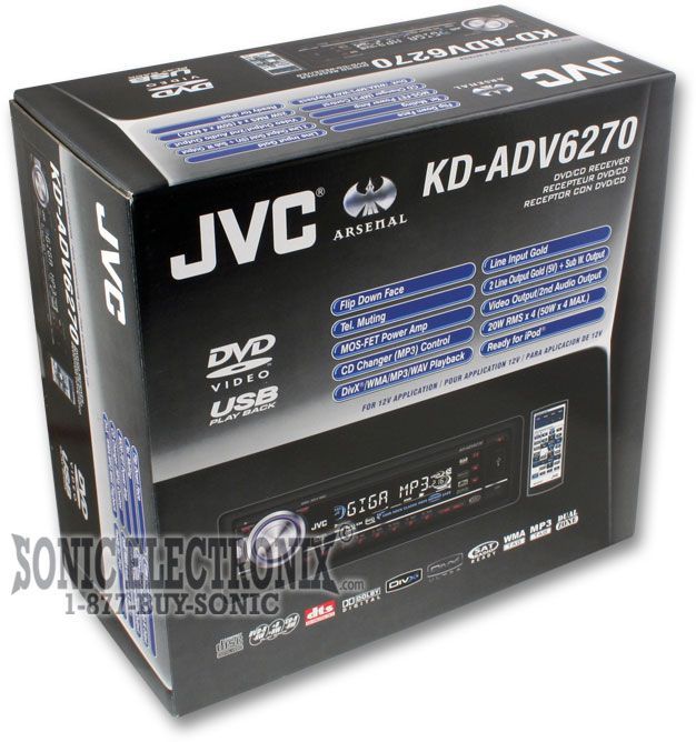 JVC KD-ADV6270 Arsenal Series Image 6