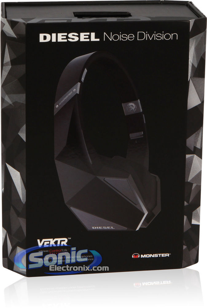 Monster Diesel VEKTR On-Ear Headphones Stereo Headset (Black) Image 15