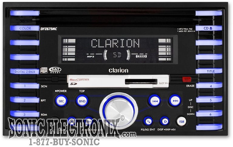 Clarion DFZ675MC Image 2