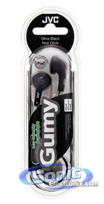 JVC HAF150B (HA-F150B) Gummy In-Ear Headphones - Black Image 2