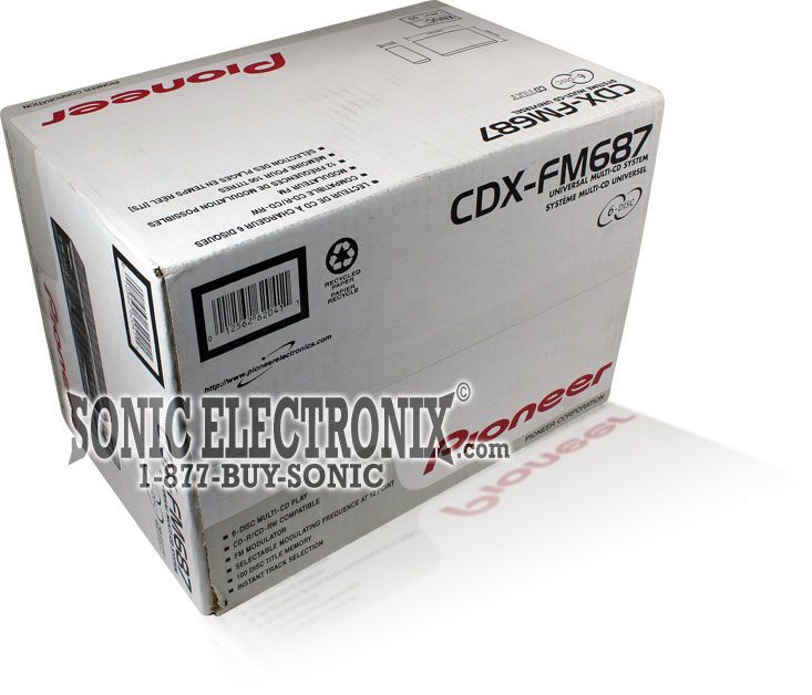 Pioneer CDX-FM687 Image 10