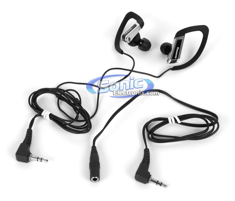 Panasonic RPHS220K (RP-HS220-K) In-Ear Sports Clip Earphone/Ear Buds - Black Image 2