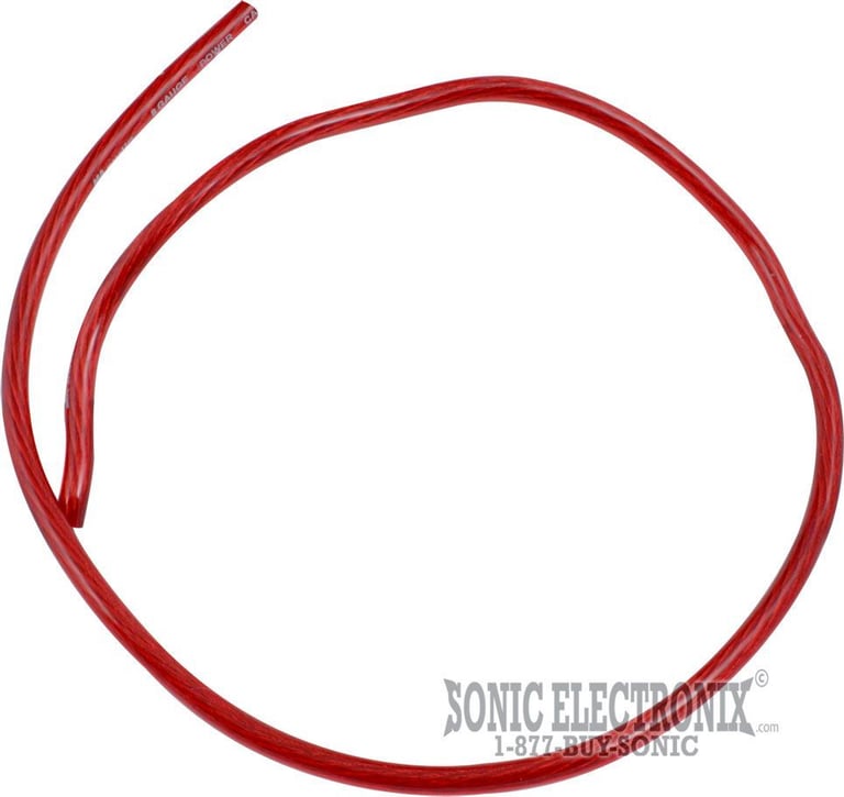 MA Audio MAP250-8R -- 8 Gauge, 250 ft. RED Image 2