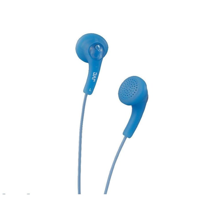 JVC HAF150A (HA-F150A) Gummy In-Ear Headphones - Blue Image 1