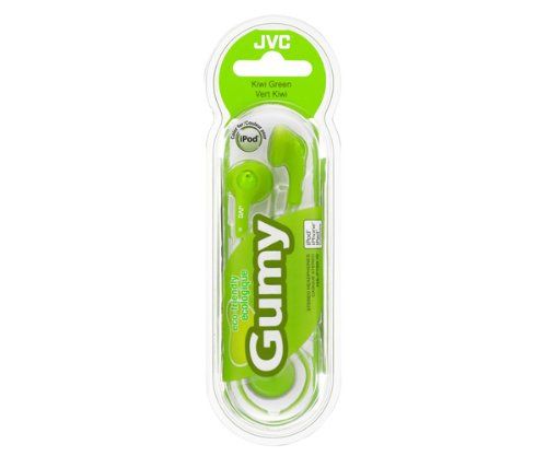JVC HAF150G (HA-F150G) Gummy In-Ear Headphones - Green Image 4