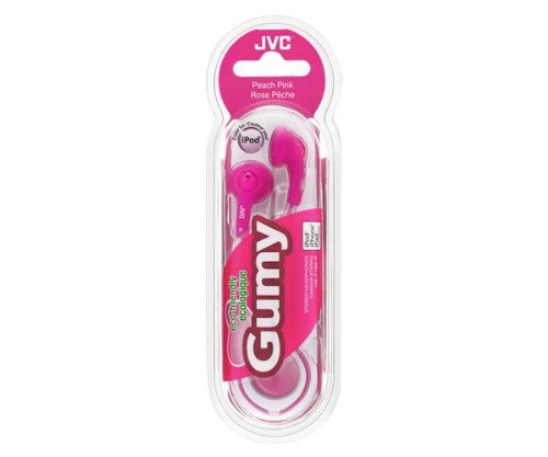 JVC HAF150P (HA-F150P) Gummy In-Ear Headphones - Pink Image 4