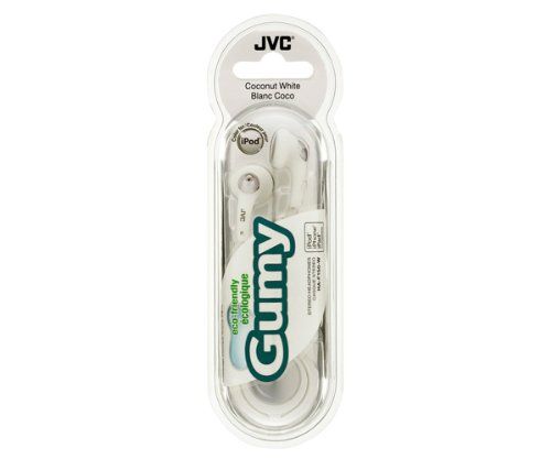 JVC HAF150W (HA-F150W) Gummy In-Ear Headphones - White Image 4