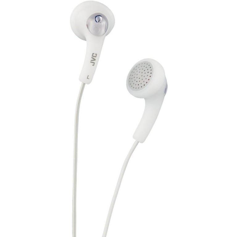 JVC HAF150W (HA-F150W) Gummy In-Ear Headphones - White Image 1