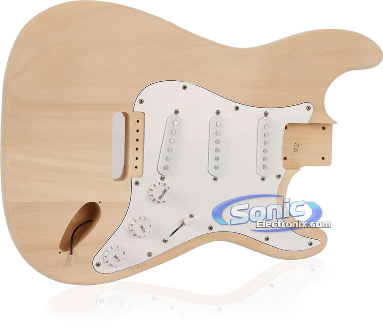 Pyle PGEKT18 Unfinished Strat Guitar Building Kit Image 2