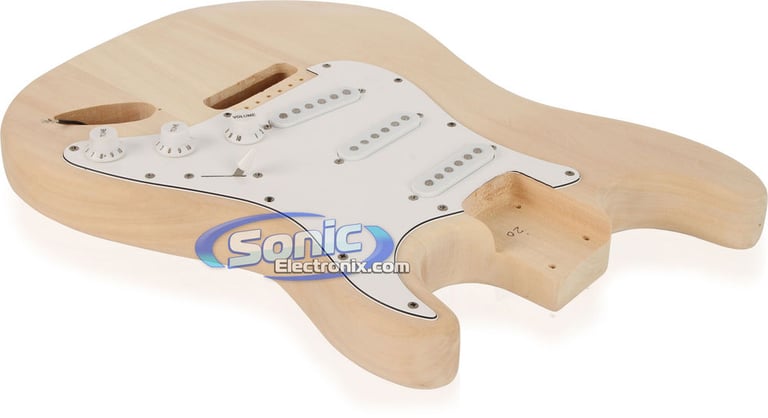 Pyle PGEKT18 Unfinished Strat Guitar Building Kit Image 3