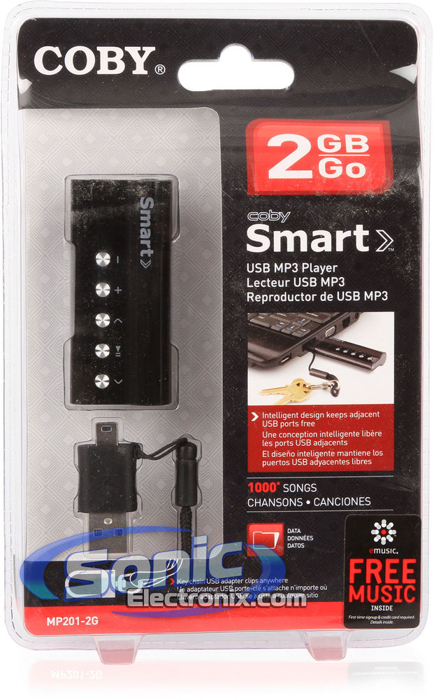 Coby MP201-2G - Black (MP201-2GBLK) Image 4