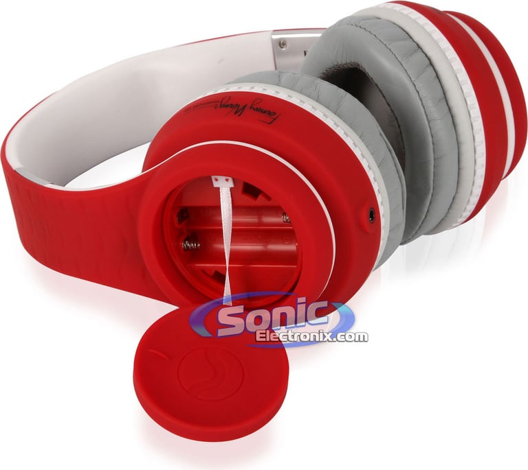 Fanny Wang FW-2003-RED-WHI Bass Boost Headphones Image 6