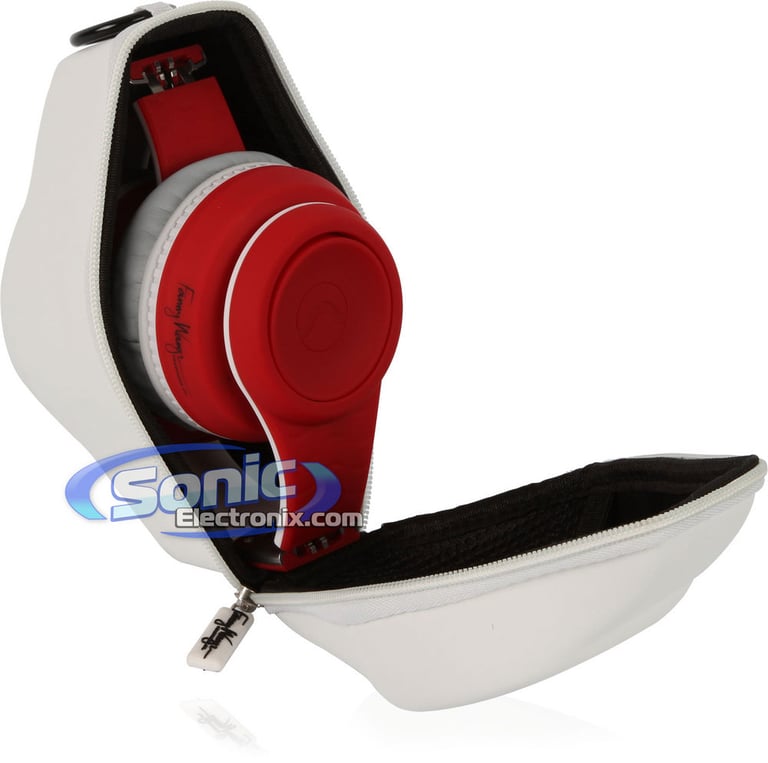 Fanny Wang FW-2003-RED-WHI Bass Boost Headphones Image 11