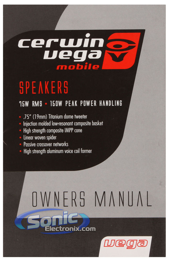Cerwin-Vega VEGA65V Image 9