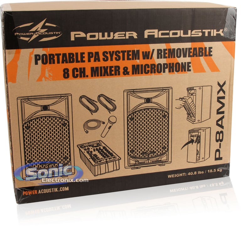 Power Acoustik P-8AMX Image 9